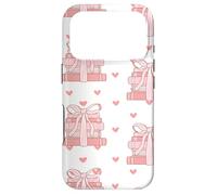 Carcasa para iPhone 17 Pro Book Stack Coquette Pink Bows Bookish Girl Aesthetic