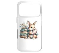 Carcasa para iPhone 17 Pro Bookish Easter Bunny Reading Book Every Bunny Loves to Read