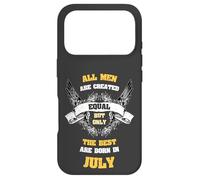 Carcasa para iPhone 17 Pro Born in July All Men Equal Best Are Born In July Birthday