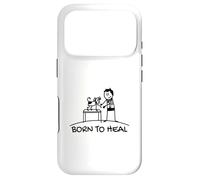 Carcasa para iPhone 17 Pro Born To Heal Mascota Doctor Medicina Veterinaria