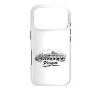 Carcasa para iPhone 17 Pro Bosquejo de Paisaje Urbano del Puente de Carlos de Pr