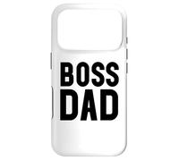 Carcasa para iPhone 17 Pro Boss Dad Men Dad Boss Hombre Papa Bossy Daddy Boss Father