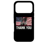 Carcasa para iPhone 17 Pro Botas Thank You USA Flag Soldiers - Día Conmemorativo de los Veteranos