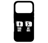 Carcasa para iPhone 17 Pro Bóveda de Poste Su Esposa Mi Esposa Orgulloso Marido Bóveda con Poste
