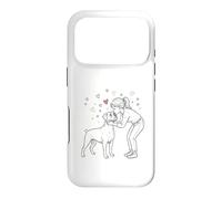 Carcasa para iPhone 17 Pro Boxer Dog Love