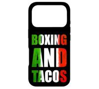 Carcasa para iPhone 17 Pro Boxing and Tacos Latinx The Mexican Style Boxing México