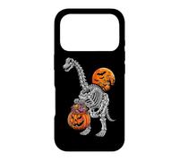 Carcasa para iPhone 17 Pro Brachiosaurus Apatosaurus Dinosaurio Esqueleto Calabaza Dino Niño