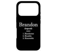 Carcasa para iPhone 17 Pro Brandon Definition Handsome Humble Honorable Funny Brandons