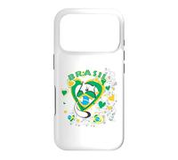 Carcasa para iPhone 17 Pro Brasil-Brasil - Corazón de Gato Lindo Amante de la Bandera de Brasil