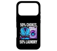 Carcasa para iPhone 17 Pro Brazilian Jiu Jitsu 50% Chokes 50% Laundry BJJ