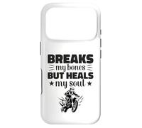 Carcasa para iPhone 17 Pro Breaks My Bones - Motocicleta Divertida para Hombre