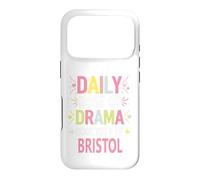 Carcasa para iPhone 17 Pro Bristol Personalized Name Funny Cute Custom Bristol Name