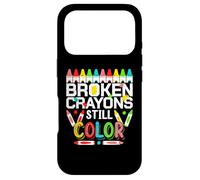 Carcasa para iPhone 17 Pro Broken Crayons Still Color Mental Health Awareness Men Women