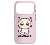 Carcasa para iPhone 17 Pro Brooklyn - Lindo diseño de Gatito para niñas con Nombre Brooklyn