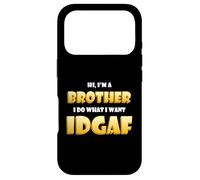 Carcasa para iPhone 17 Pro Brother Idgaf Sibling Costume Little Sister To Big Brothers