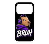 Carcasa para iPhone 17 Pro Bruh Capybara Videojuegos Funny Controller PC Gamer Console