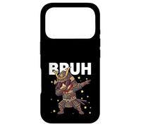 Carcasa para iPhone 17 Pro Bruh Funny Dabbing Samurai Niños Niños Japonés Historia Amante