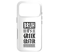 Carcasa para iPhone 17 Pro Bruh It Is Gr aster Ortodoxa Pascua Bandera de Grecia Griega