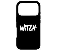 Carcasa para iPhone 17 Pro Bruja Palabra Wiccan Religión Lanzador de conjuros
