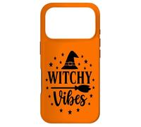 Carcasa para iPhone 17 Pro Bruja Vibes para Halloween, Linda y Espeluznante Maestra mágica