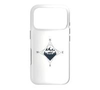 Carcasa para iPhone 17 Pro Brújula - Norte - Sur - Oeste - Este - Viajes - Montañas