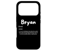 Carcasa para iPhone 17 Pro Bryan Definition Personalized Name Custom Costume For Bryan
