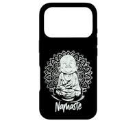 Carcasa para iPhone 17 Pro Buddha Yoga Camiseta Yoga Namaste Camiseta Regalo para Hombres y Mujeres