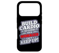 Carcasa para iPhone 17 Pro Build Cardio SO Good Your Worries Can't Keep UP