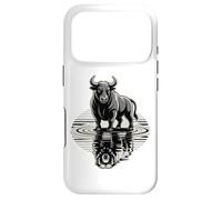 Carcasa para iPhone 17 Pro Bull Bear Reflection Mercado de valores Trader