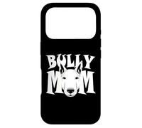 Carcasa para iPhone 17 Pro Bull Terrier Mom Cute Bully Momma Puppy Dog Mujer