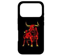 Carcasa para iPhone 17 Pro Bull with Rose | Taurina Española | Toro