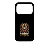 Carcasa para iPhone 17 Pro Burn Bright Bow Never Norse Dragon Viking Runes