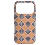 Carcasa para iPhone 17 Pro Burnt Orange Terra Cotta Organic Leaf Tile Autumn Pattern