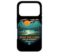 Carcasa para iPhone 17 Pro Busca al Señor y su Fuerza 1 Crónicas 16:11 Cristiano