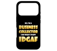 Carcasa para iPhone 17 Pro Business Collector Entrepreneur Businessman Owner Idgaf CEO