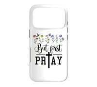 Carcasa para iPhone 17 Pro But First Pray More Prayer Changes Things Praying Mama Jesus
