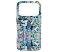Carcasa para iPhone 17 Pro Butterflies Lover Stained Glass Effect Art Stain Glass
