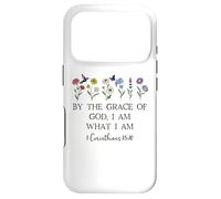 Carcasa para iPhone 17 Pro by The Grace of God I Am What I Am Verse 1 Corinthians 15:10