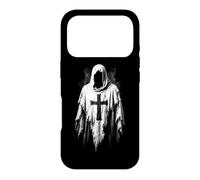 Carcasa para iPhone 17 Pro Caballero Sagrado gótico con Capucha y túnica Cruzada