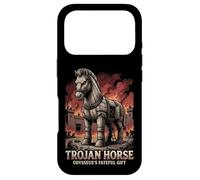 Carcasa para iPhone 17 Pro Caballo de Troya Mitología Griega Antigua Guerra de Odiseo