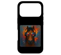 Carcasa para iPhone 17 Pro Caballo Música Colorido Auriculares Cool DJ Gafas