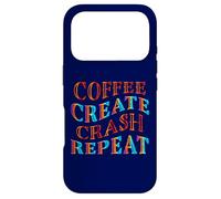 Carcasa para iPhone 17 Pro Café Crear Accidente Repetir Divertido para Creativas