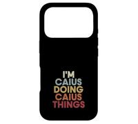 Carcasa para iPhone 17 Pro Caius Name Caius Personalized Name First Given