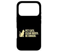 Carcasa para iPhone 17 Pro Cajas limpiadoras para Gatos felinos, dueños de Mascotas, Amantes de los Gatos