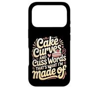 Carcasa para iPhone 17 Pro Cake Curves and Cuss Words That's What I'm Made of -