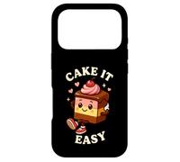 Carcasa para iPhone 17 Pro Cake It Easy, tómalo con Calma, Fruta Divertida
