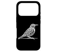 Carcasa para iPhone 17 Pro Calandria Arte Lineal Ornitólogo