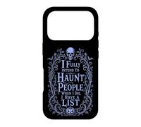 Carcasa para iPhone 17 Pro Calavera Sarcástica Asustar Personas Dark Humor Halloween