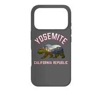 Carcasa para iPhone 17 Pro California Republic Bear Yosemite Valley National Park Flag