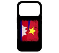 Carcasa para iPhone 17 Pro Camboya Vietnam Media Bandera Camboyana Historia vietnamita